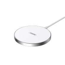 Remax Join Us Silver 15W Zinc Alloy Magnetic wireless phone fast charger for iphone 12